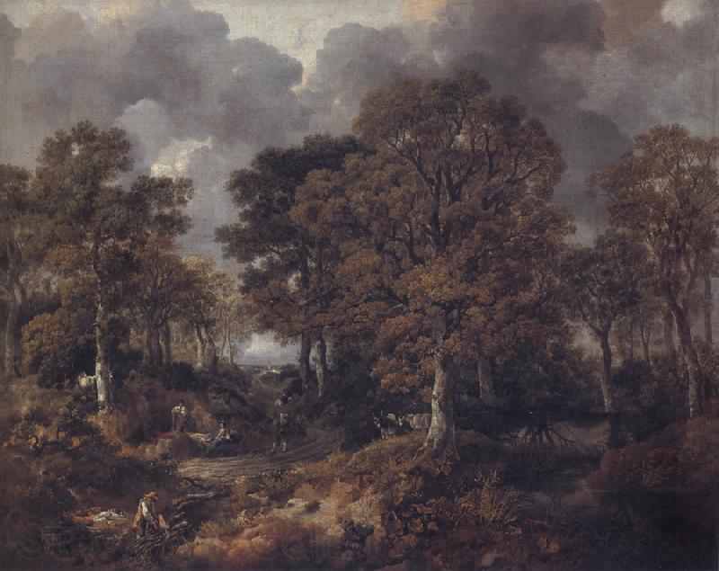 Thomas Gainsborough Gainsborough's Forest Spain oil painting art